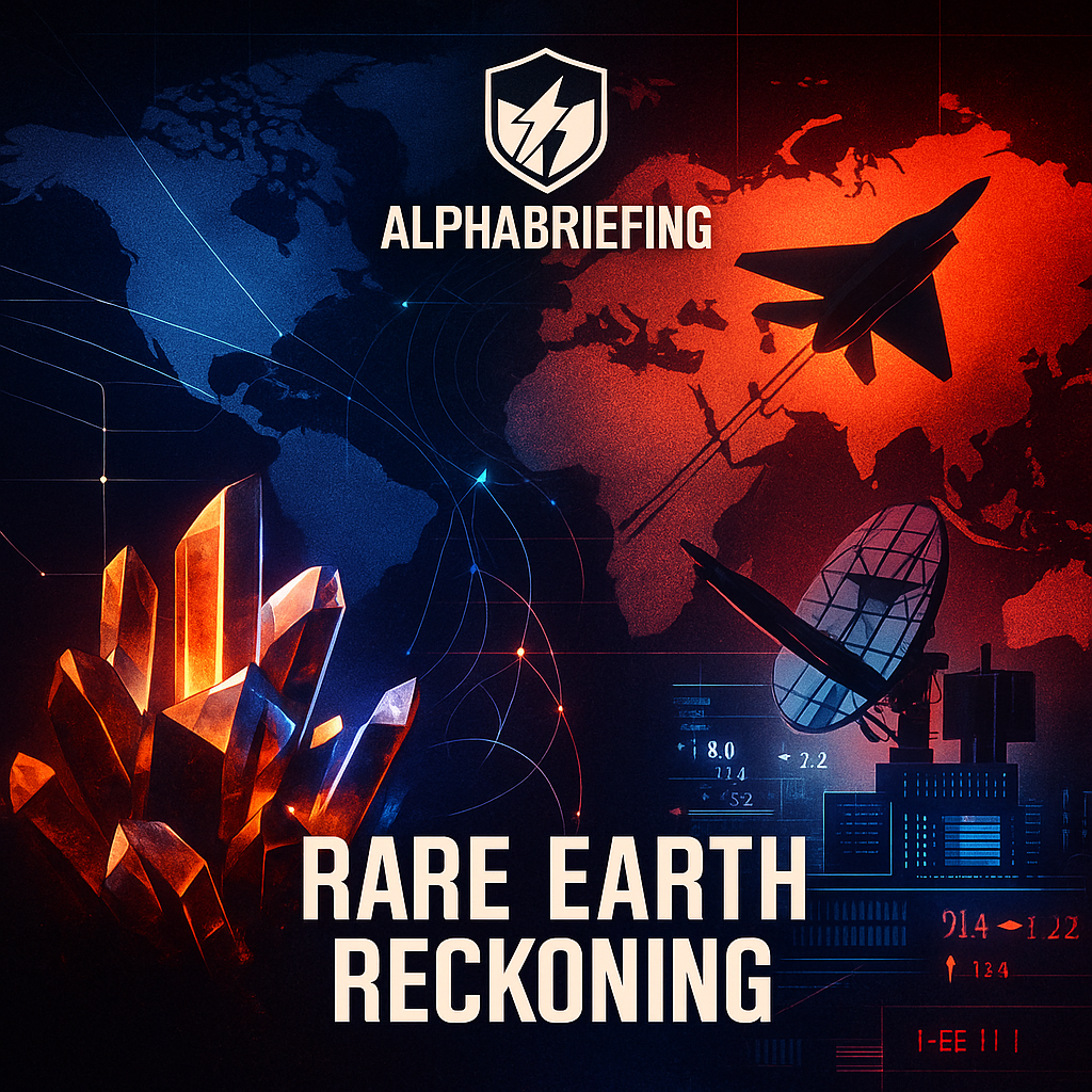🌍 Rare Earth Reckoning: China’s Silent Stranglehold — and the Stocks Poised to Benefit