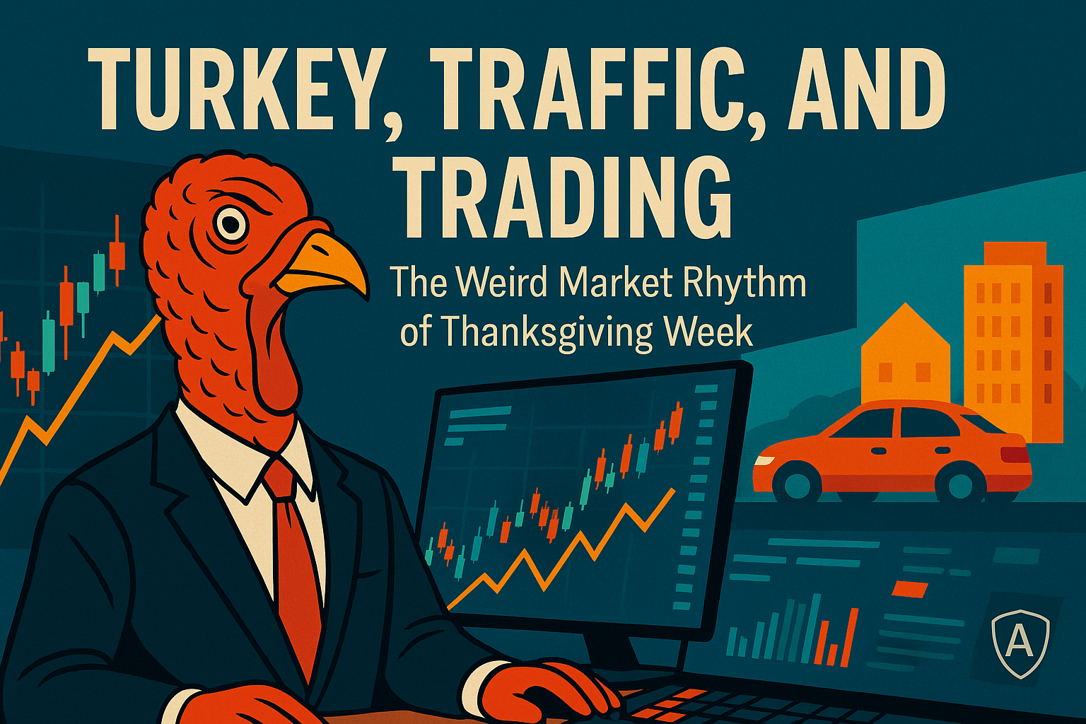 🦃 Turkey, Traffic, and Trading: The Weird Market Rhythm of Thanksgiving Week